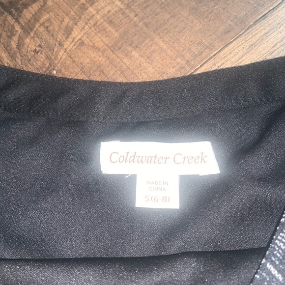 Coldwater creek knit mesh skirt maxi y2k printed 6/8 spring boho formal - Picture 5 of 5